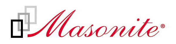 The logo for masonite.