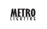 Metro lighting logo on a white background.